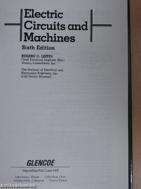 Electric Circuits and Machines