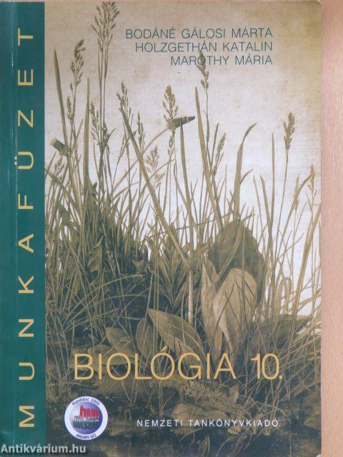 Biológia 10. munkafüzet