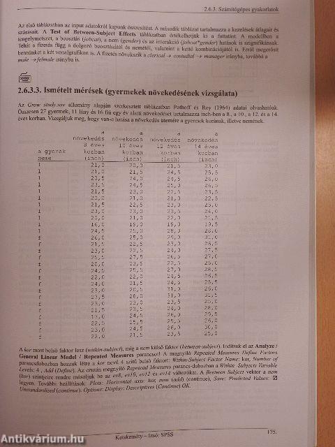 Bevezetés az SPSS programrendszerbe