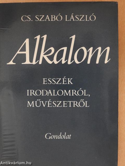 Alkalom (dedikált példány)