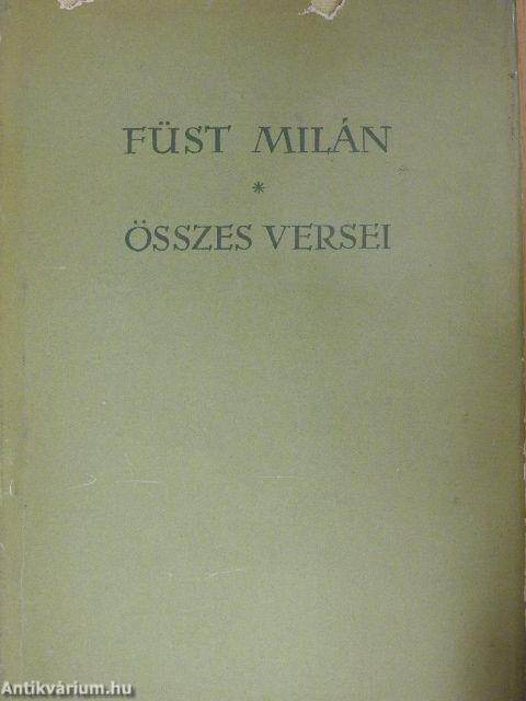 Füst Milán összes versei