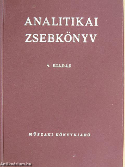 Analitikai zsebkönyv