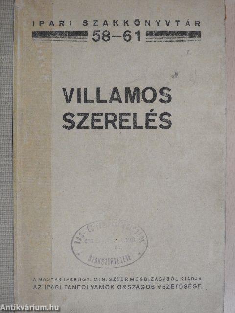 Erősáramú villamos szerelés/Gyengeáramú villamos szerelés