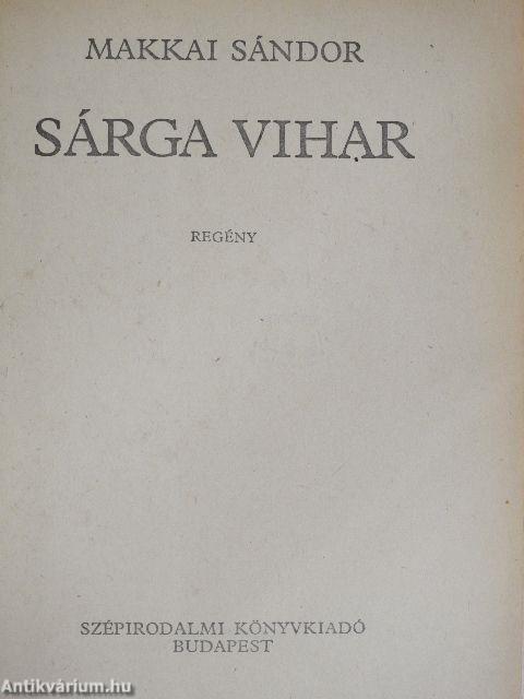 Sárga vihar