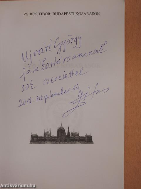 Budapesti kosarasok (dedikált példány)
