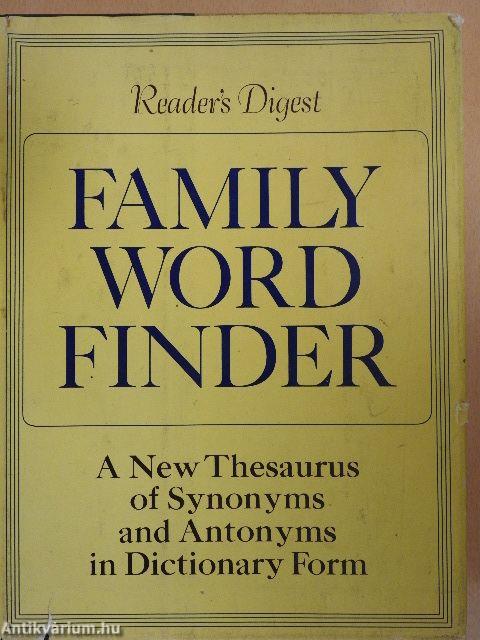 Family Word Finder