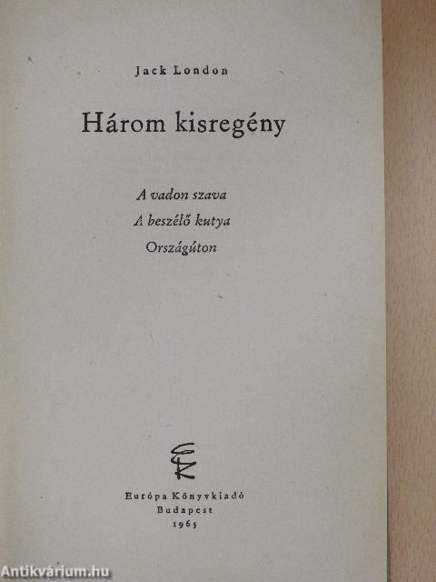 Három kisregény