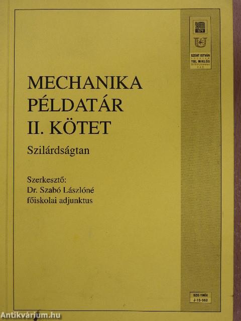 Mechanika példatár II.