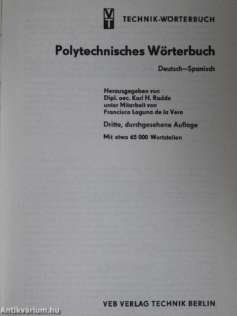 Polytechnisches Wörterbuch