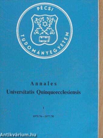 Annales Universitatis Quinqueecclesiensis 1.