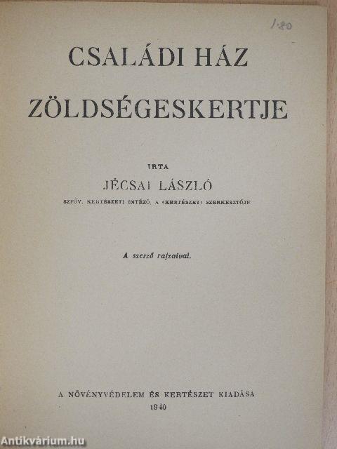 Családi ház zöldségeskertje