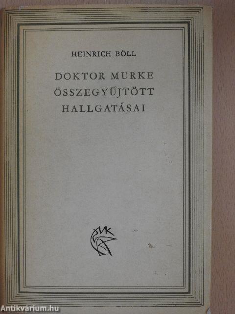 Doktor Murke összegyűjtött hallgatásai