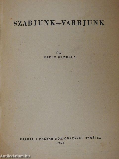 Szabjunk-varrjunk