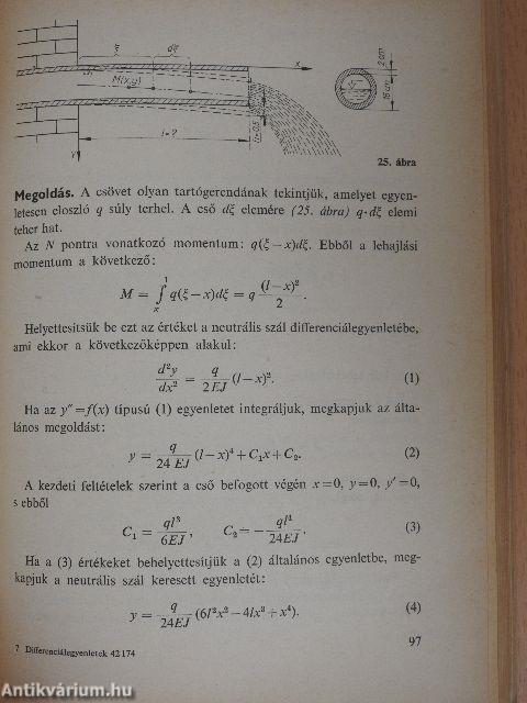 Differenciálegyenletek felállítása és megoldása