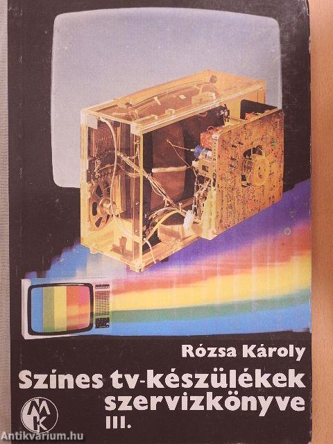 Színes tv-készülékek szervizkönyve III.