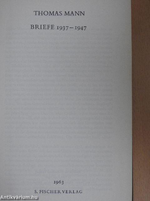 Briefe 1937-1947