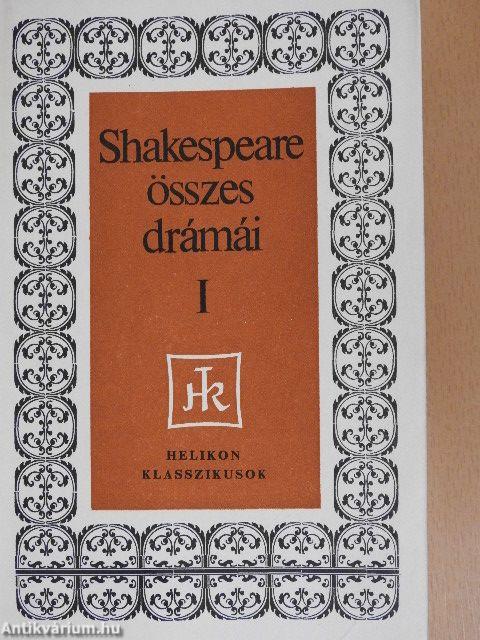 Shakespeare összes drámái I-IV.