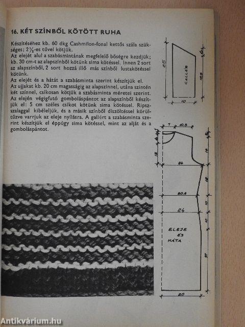 Kötés-horgolás 1969