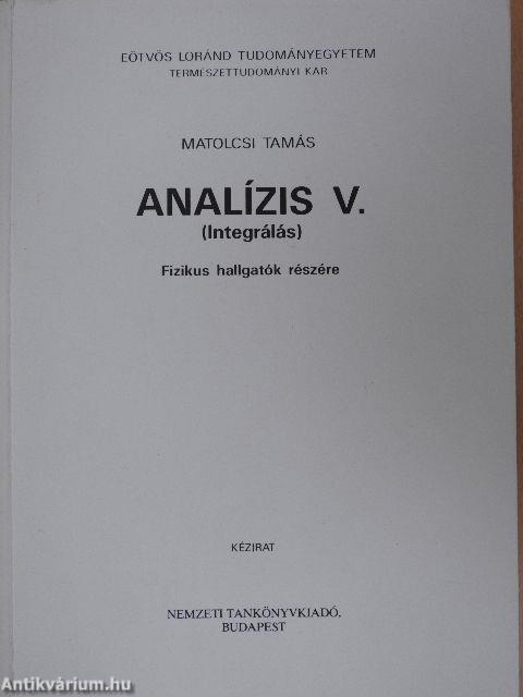 Analízis V.