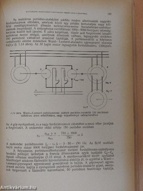 Villamosgépek üzemtana