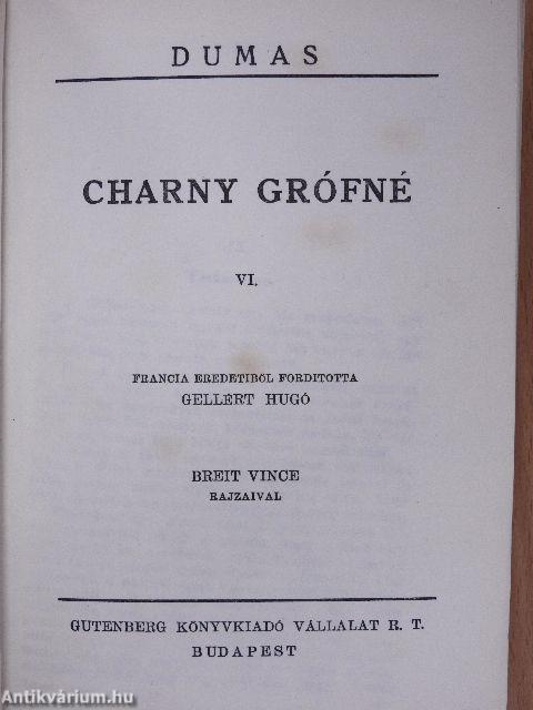 Charny grófné I-XVI.