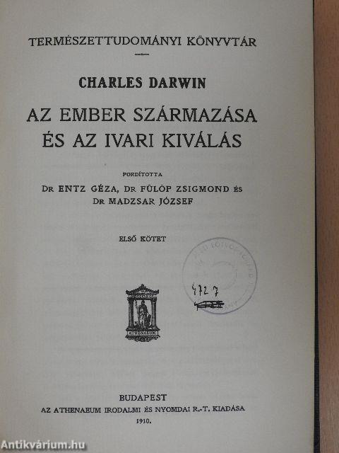 Az ember származása és az ivari kiválás I. (töredék)