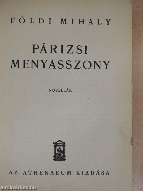 Párizsi menyasszony