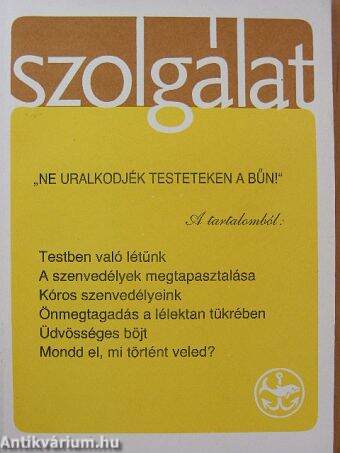 Szolgálat 1988. Kisboldogasszony