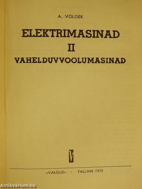 Elektrimasinad I-II.