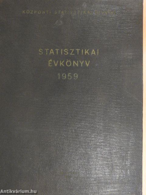 Statisztikai évkönyv 1959