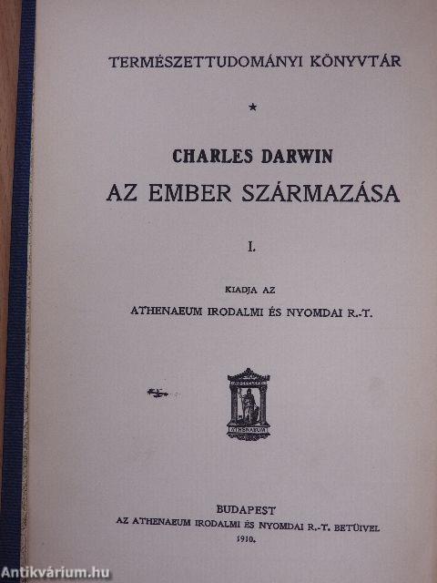 Az ember származása és az ivari kiválás I. (töredék)