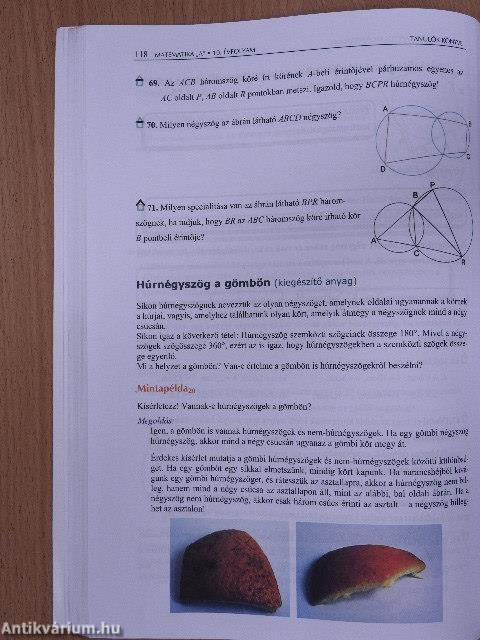 Tanulók könyve - Matematika 10. évfolyam - 1. félév