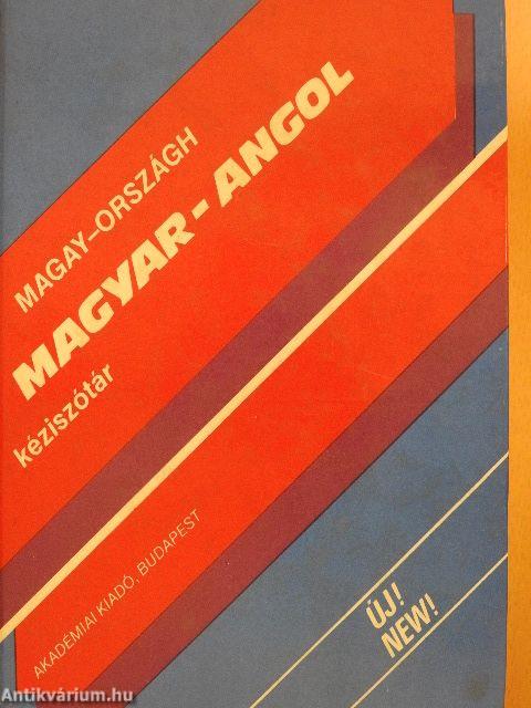 Magyar-angol kéziszótár