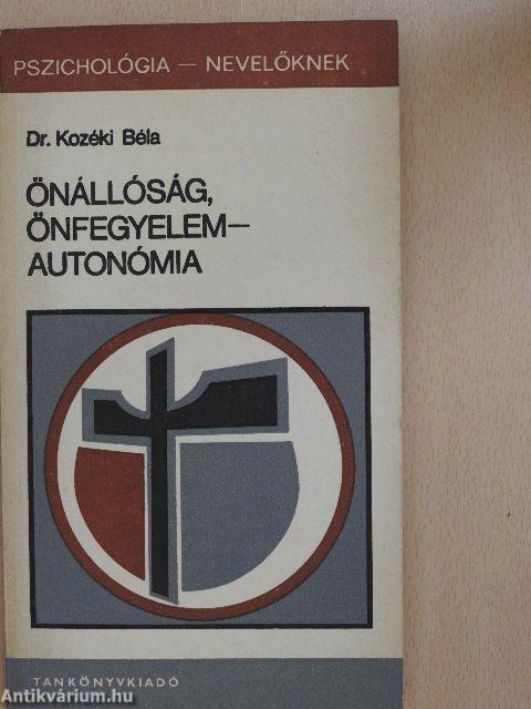 Önállóság, önfegyelem - autonómia