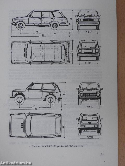 VAZ-21043, VAZ-21053, VAZ-2106, VAZ-2107, VAZ-2121 személygépkocsik üzemeltetési utasítása