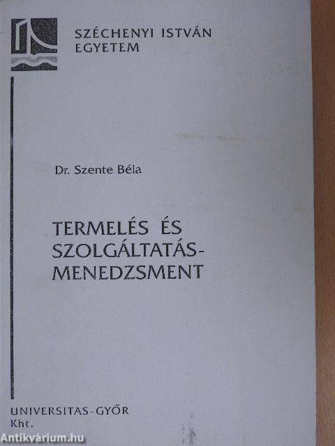 Termelés- és szolgáltatásmenedzsment