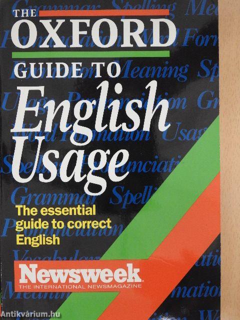 The Oxford Guide to English Usage