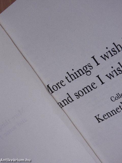 I wish I'd said that!/I wish i'd said that too!/More things I wish I'd said - And some I wish hadn't