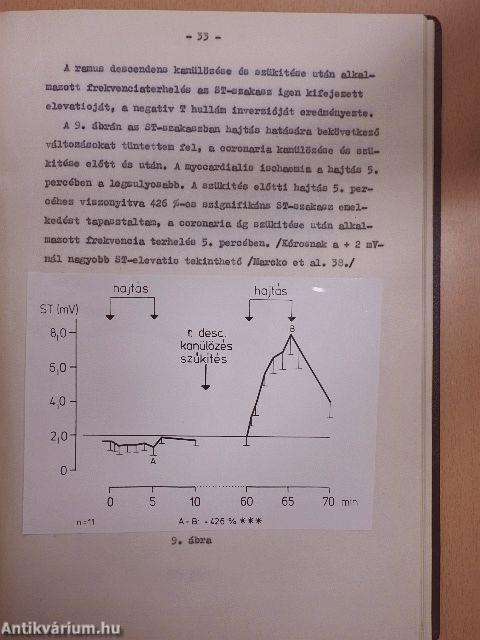 Az akut koszoruér-elégtelenség állatkísérletes modellje