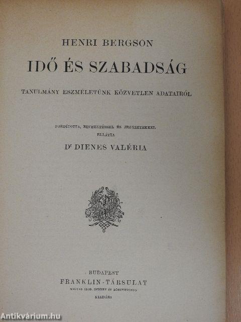 Idő és szabadság