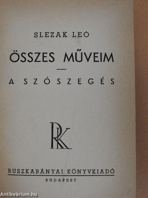 Összes műveim/A szószegés