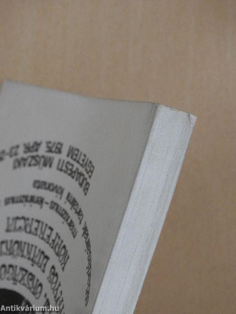 Tudományos Diákkörök XII. Országos Konferenciája