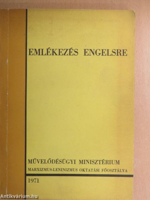 Emlékezés Engelsre