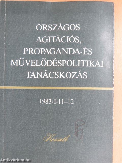 Országos agitációs, propaganda- és művelődéspolitikai tanácskozás