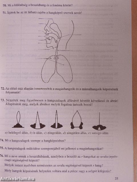 Összefoglaló feladatgyűjtemény magyar nyelvből