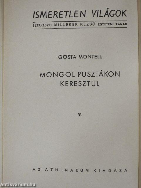 Mongol pusztákon keresztül