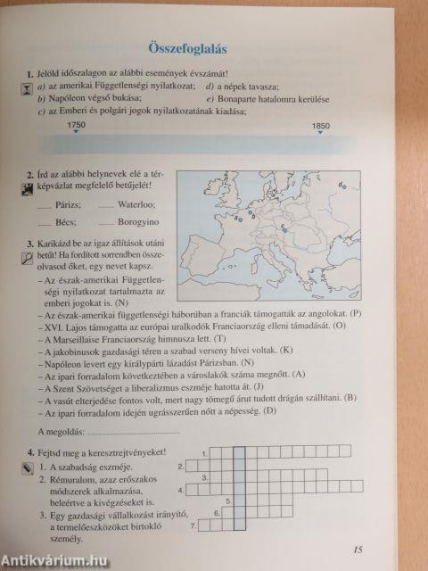 Történelem munkafüzet 7.