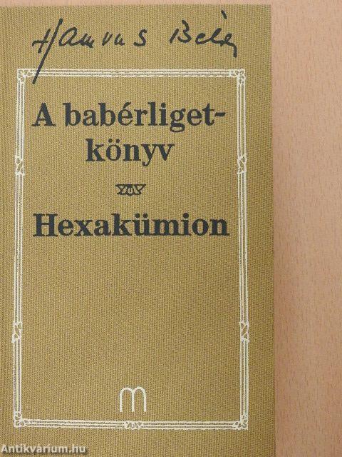 A babérligetkönyv/Hexakümion