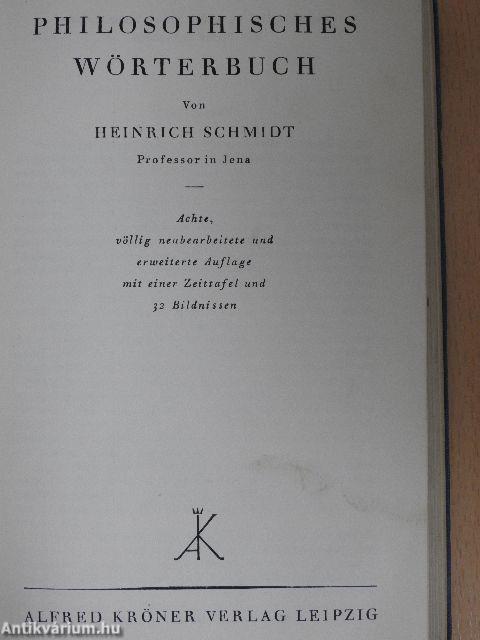 Philosophisches Wörterbuch