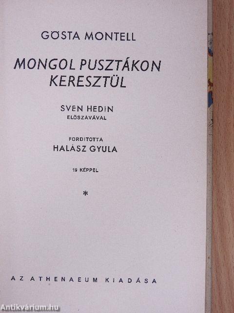 Mongol pusztákon keresztül